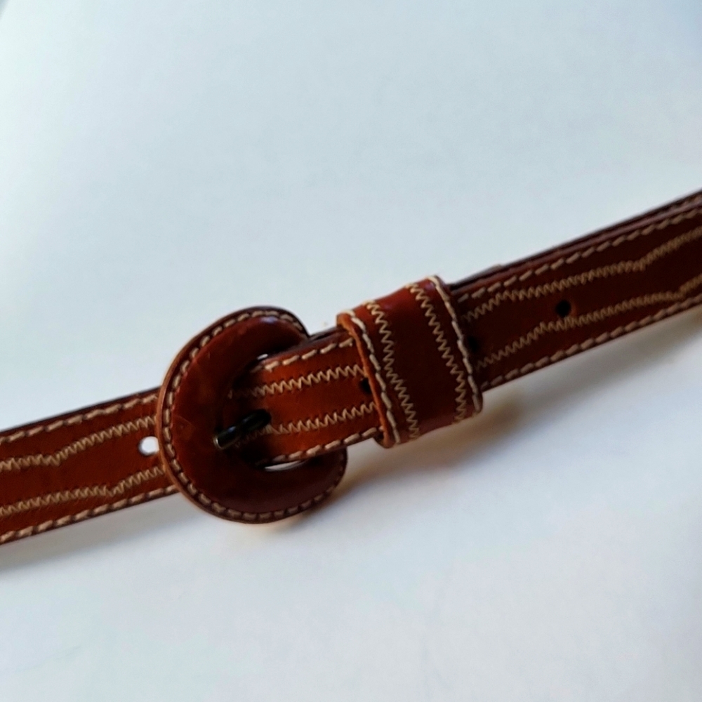 Western Style Genuine Leather Belt / Made in Turkey